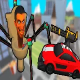 Cars vs Skibidi Toilet