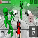 Stickman Zombie: Motorcycle